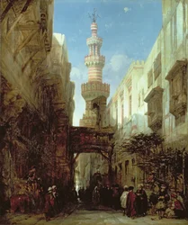 Gade i Kairo, 1846